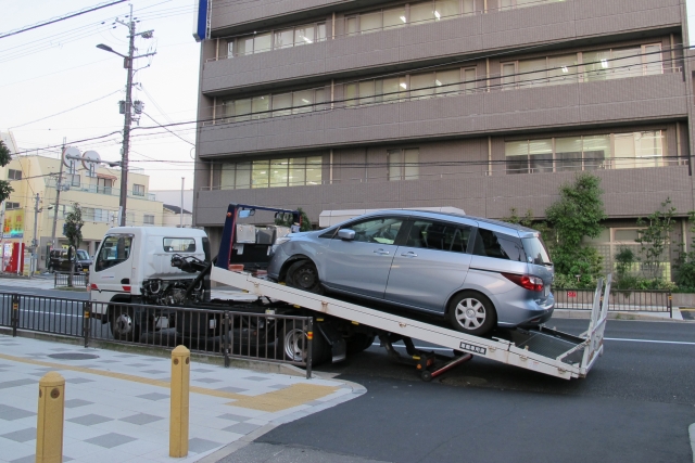 廃車予定の車